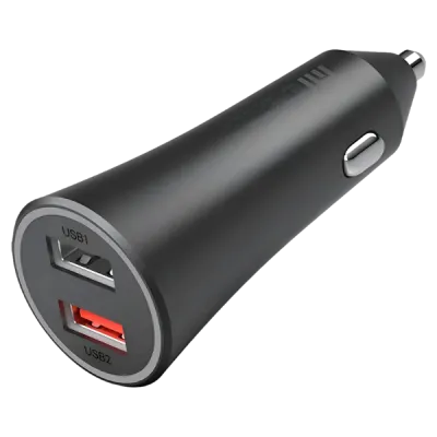 Cargador de auto Xiaomi 37W con doble puerto USB