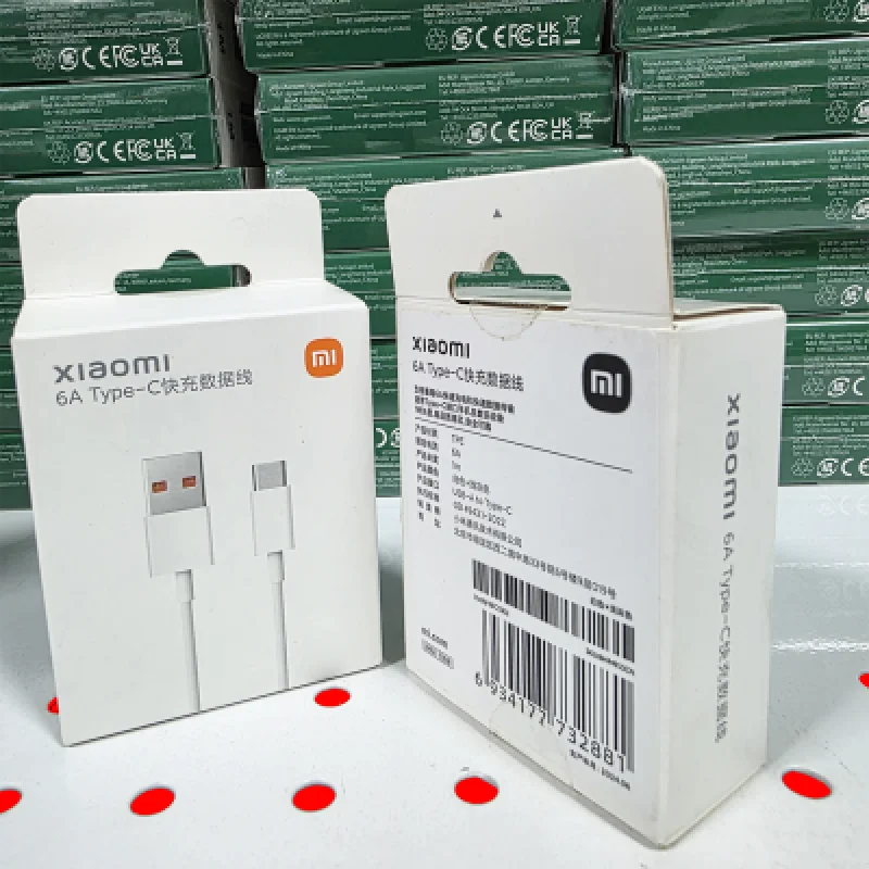 Cable Xiaomi 120W 6A USB-A a USB-C 1m | Carga Rápida Perú