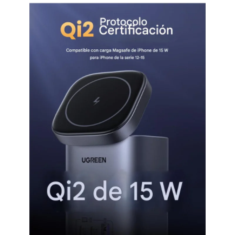 UGREEN CD342 90905 – Estación de Carga GaN 100W con MagSafe