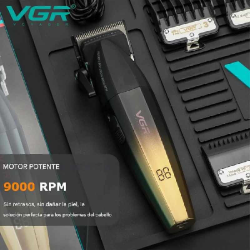 Máquina Cortadora de Cabello VGR V 003 Profesional Inalámbrica