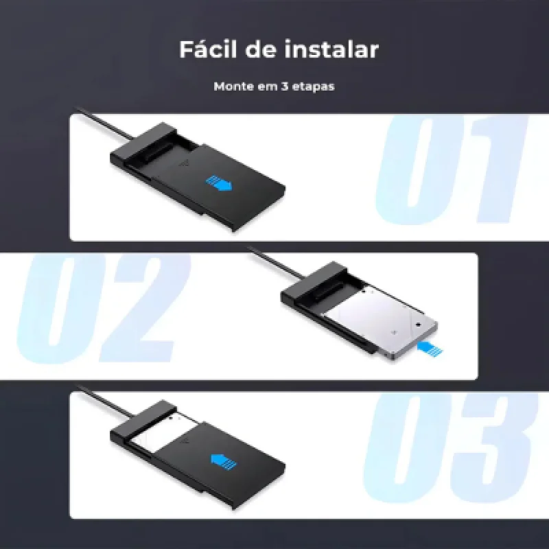 Carcasa Disco Duro 2.5'' Velocidad Sata 3.0 Hasta 6gbps