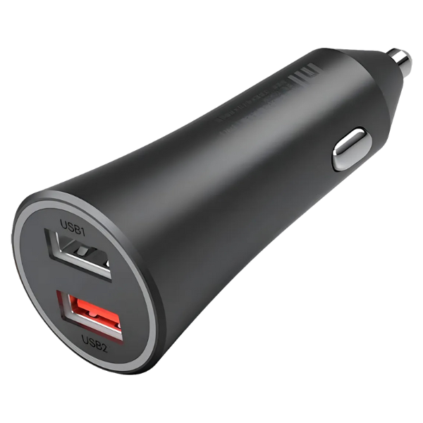 Cargador para auto Xiaomi 37W con doble puerto USB 