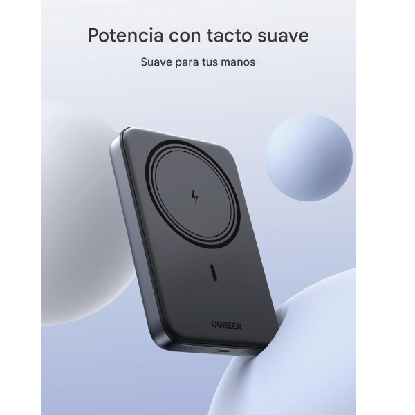 Power Bank UGREEN Magnético Q1  20W 10000 mAh  con Carga Inalámbrica + Cable