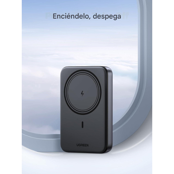 Power Bank UGREEN Magnético Q1  20W 10000 mAh  con Carga Inalámbrica + Cable