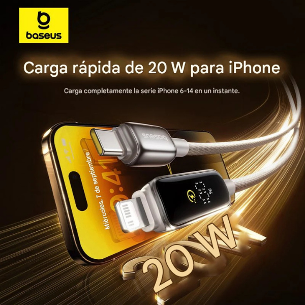 Baseus CB000143 Fast Charging Cable USB-A to Lightning 20W