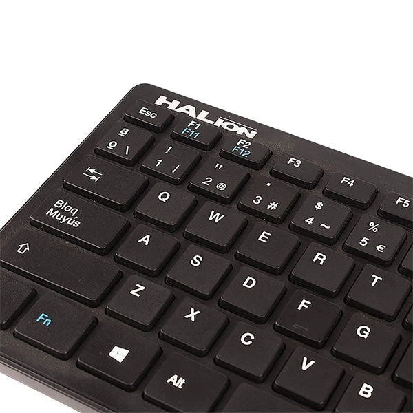 Mini Teclado USB Halion HA-K126 | Portátil, Preciso y Funcional para tu PC