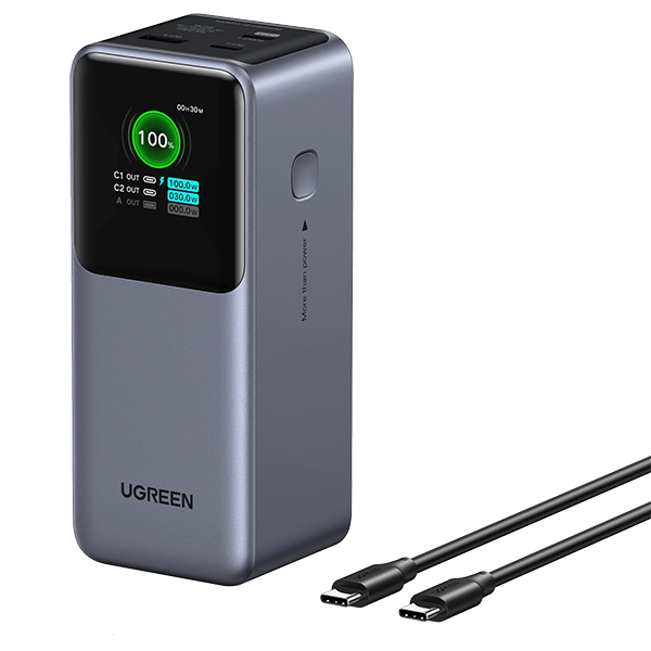 ⚡Cargador Portátil Ugreen Nexode 20000mAh 130W