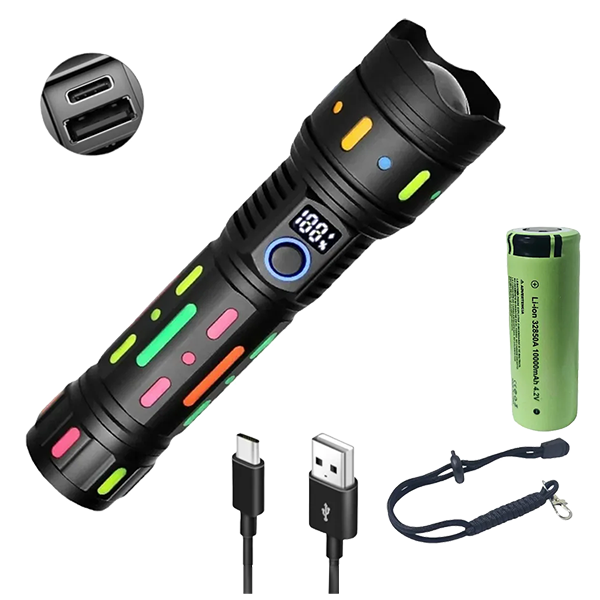 🔦Lámpara de mano LED recargable Lidimi 60W LIDIMI LD-L406A