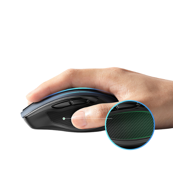 Ugreen MU006 Mouse Inalámbrico Silencioso – Negro