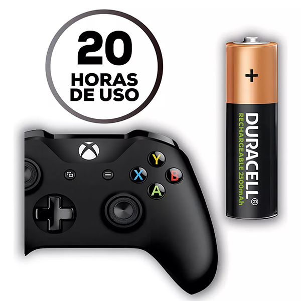 Pilas Recargables Duracell con Cargador Hi-Speed AA y AAA