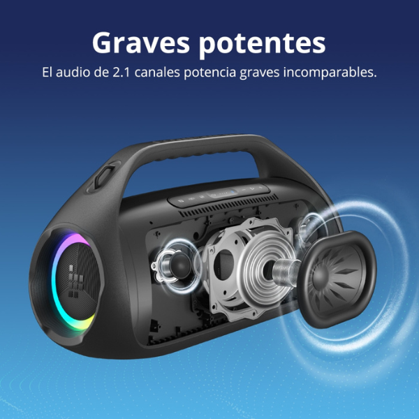 Parlante Tronsmart Bang 2 con 90 W - Resistente al agua