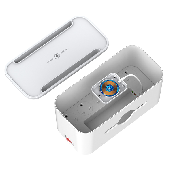 Regleta con Cargador Inalámbrico 15W y Puertos USB Rápidos LDNIO