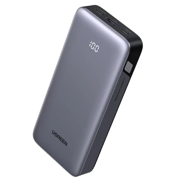 Power Bank UGREEN 20000 mAh 30W con Pantalla LED y Carga Rápida