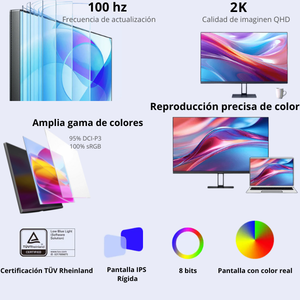 Monitor Xiaomi 2K A27Qi 27″ QHD 100 Hz