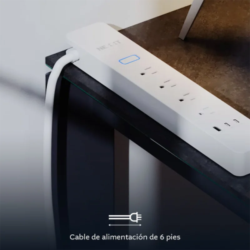 ⚡ Regleta Inteligente Wi-Fi Nexxt NHP-E710 | 4 Tomas + USB