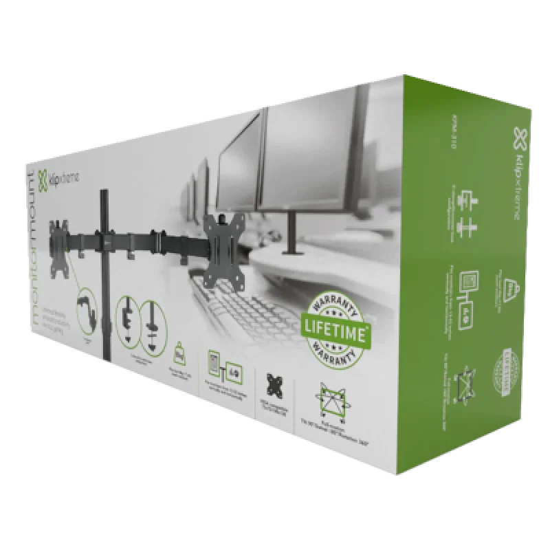 Soporte para 2 Monitores Klip Xtreme KPM-310 13-32"