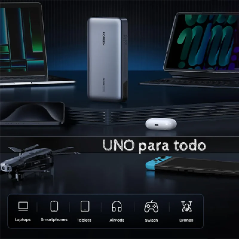 Cargador Portátil Ugreen 25000mAh 145W🔋