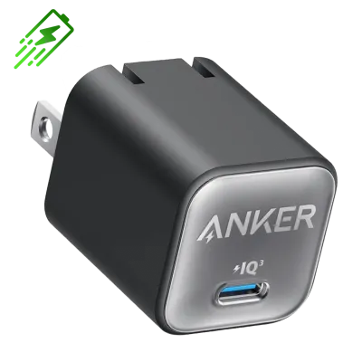 Cargador Rápido Anker 511 Nano 3 30W USB-C y lightning