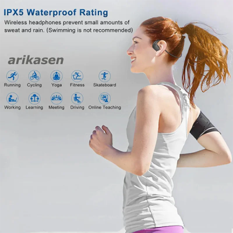 Audífonos Inalámbricos con Micrófono Removible Arikasen | Sonido Limpio y Diseño Elegante