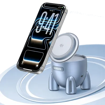 UGREEN W713 Cargador Inalámbrico MagSafe 2 en 1 25W Qi2 para iPhone y AirPods 🚀