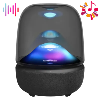 Harman Kardon Aura Studio 5 – Parlante Bluetooth 160W con Luces 360° 🌟