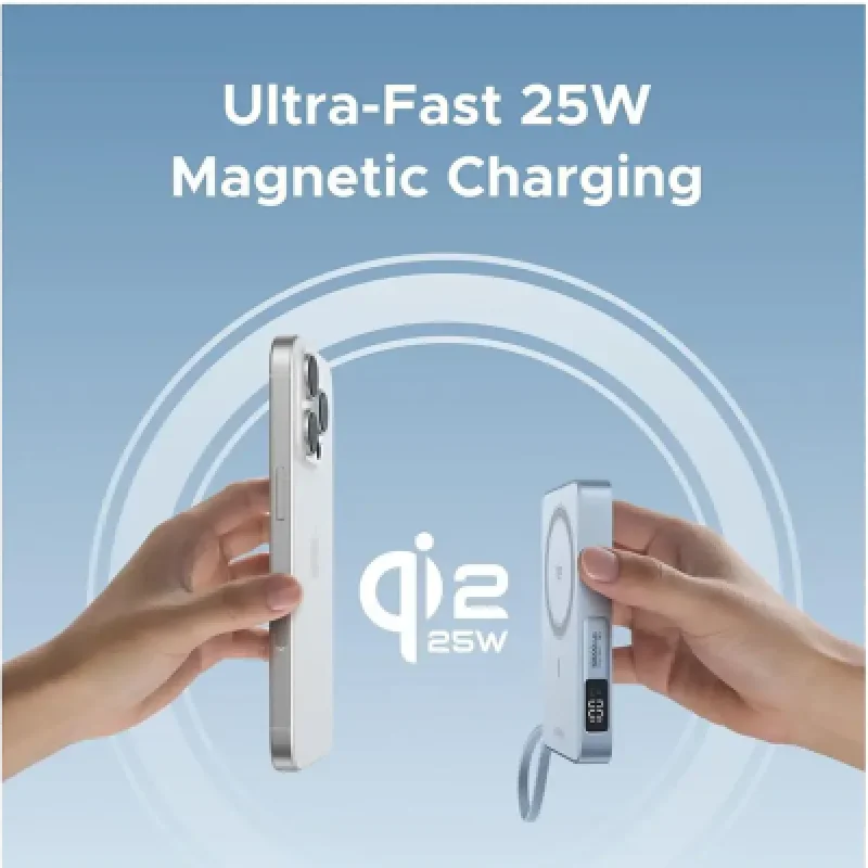 Power Bank UGREEN MagFlow 30W 10000mAh Qi2 Magnético ⚡