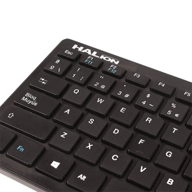 Mini Teclado USB Halion HA K126 | Portátil Preciso y Funcional para tu PC