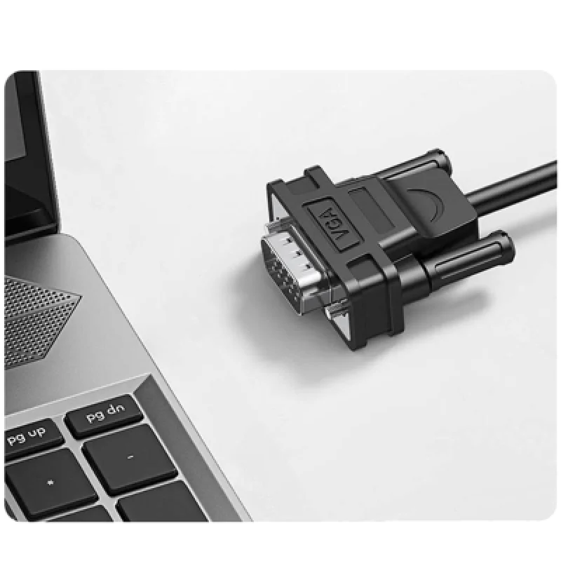 Cable Adaptador Ugreen VGA a HDMI 1080p con Audio USB-C