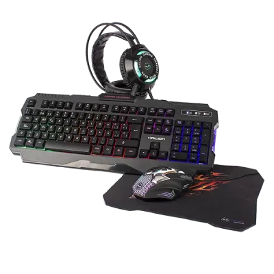 Combo Gamer Halion 4 en 1 HA 870C