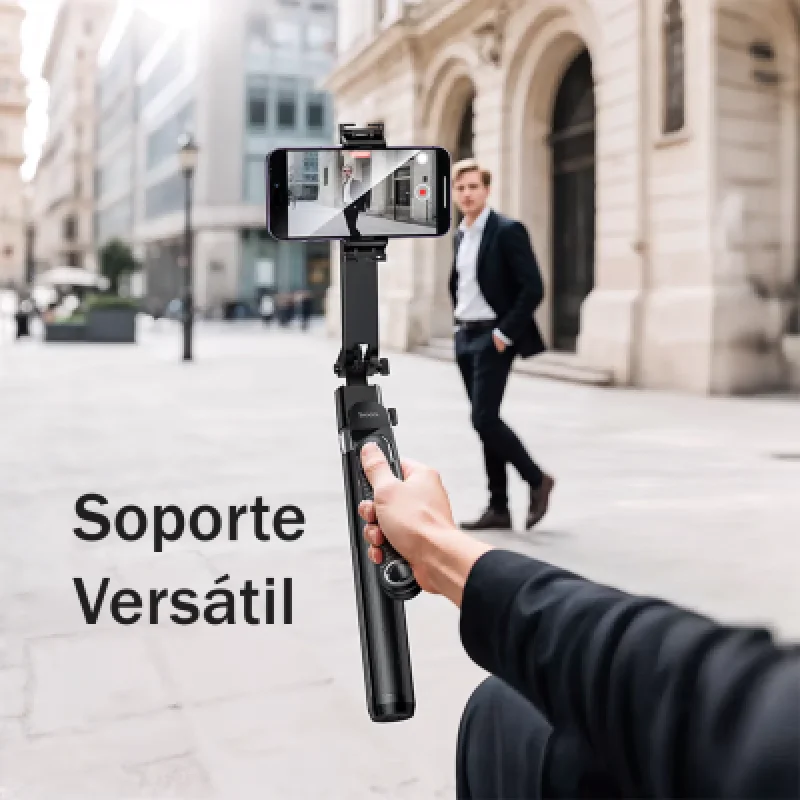 Soporte trípode 360° Hoco K32 con seguimiento facial y Bluetooth