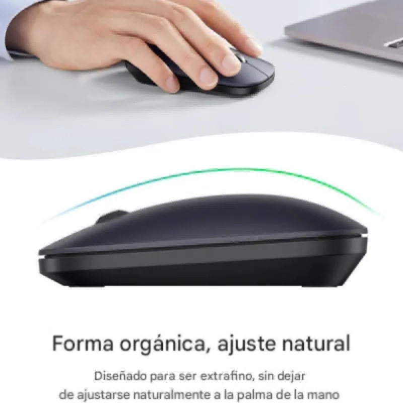 Mouse UGREEN 90372 Inalámbrico 2.4GHz – 4000 DPI Silencioso y Portátil