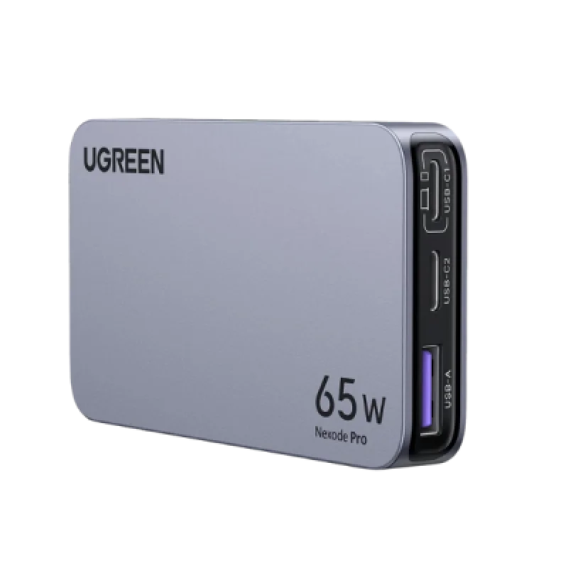 UGREEN X753 – Cargador GaN 65W Ultra Slim con 3 Puertos USB