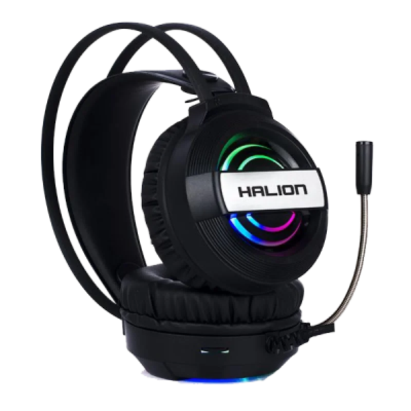 Audífonos Gamer Halion HA 915 Jacko con Micrófono y Diadema RGB