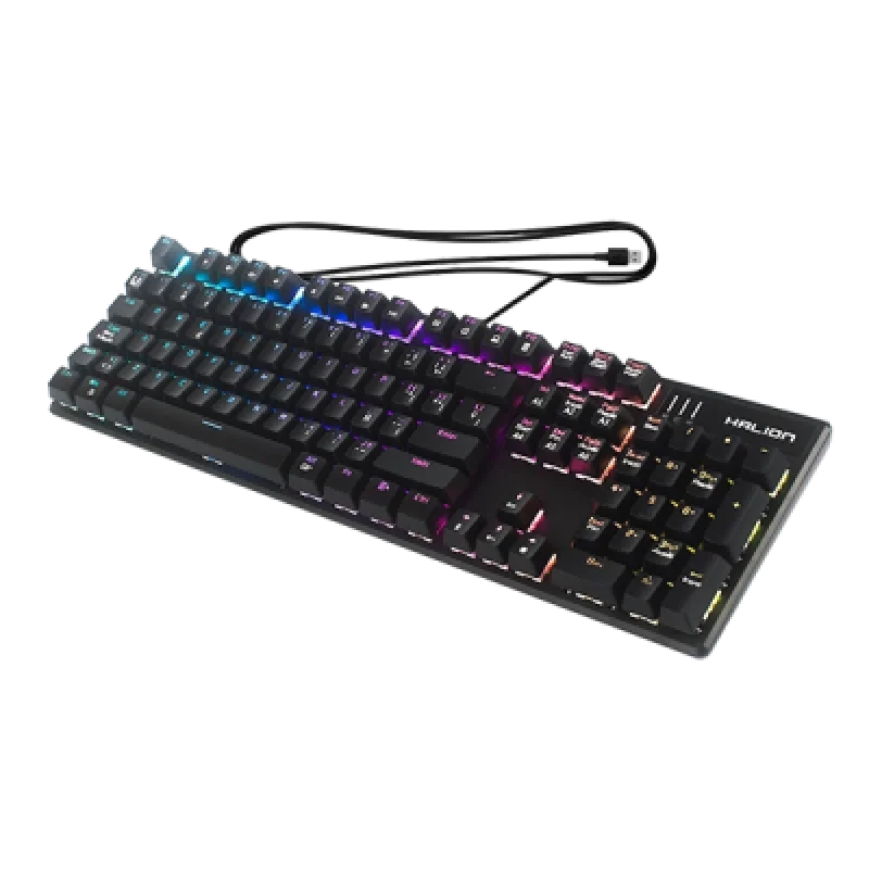 Teclado Mecánico Gamer Halion Jupiter HA KG939 | Precisión Velocidad y Estilo para Gamers