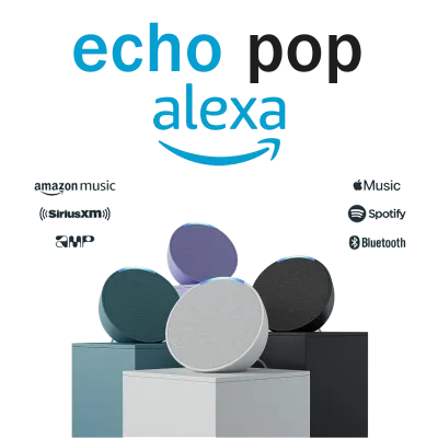 🔊 Amazon Echo Pop con Alexa: parlante inteligente compacto 🏠