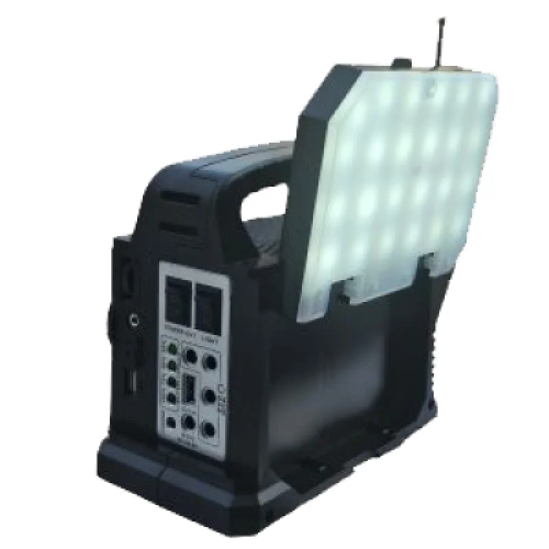 Kit Solar Portátil Cafini CN TY3997FM BT: Energía Solar 12V 20000mAh Carga Rápida y Iluminación para Dispositivos y Entretenimiento