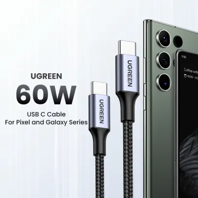 Cable USB C a USB C UGREEN 60W Carga Rápida PD 3A 🔋⚡