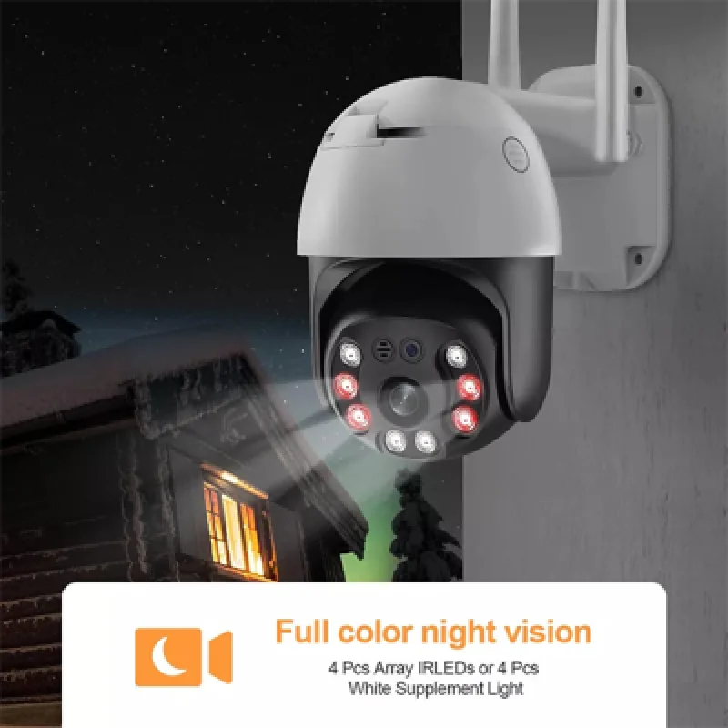 Cámara de Seguridad WiFi DAYTECH H 18 | 3MP Visión Nocturna y Detección de Movimiento para Hogar y Negocios
