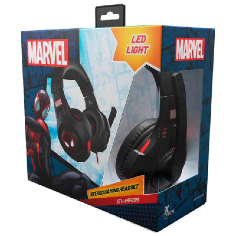 Audífonos Gaming Spider-Man XTECH XTH-M541SM | Micrófono + RGB