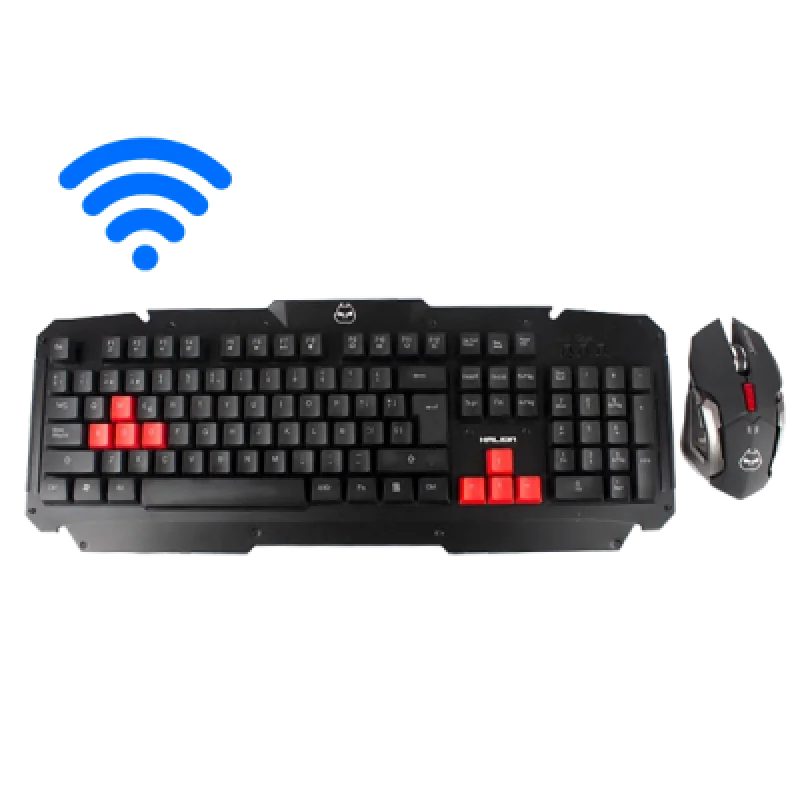 Combo Gamer Inalámbrico 2 en 1 Halion Saturn HA KW509C | Teclado y Mouse Gamer Inalámbrico