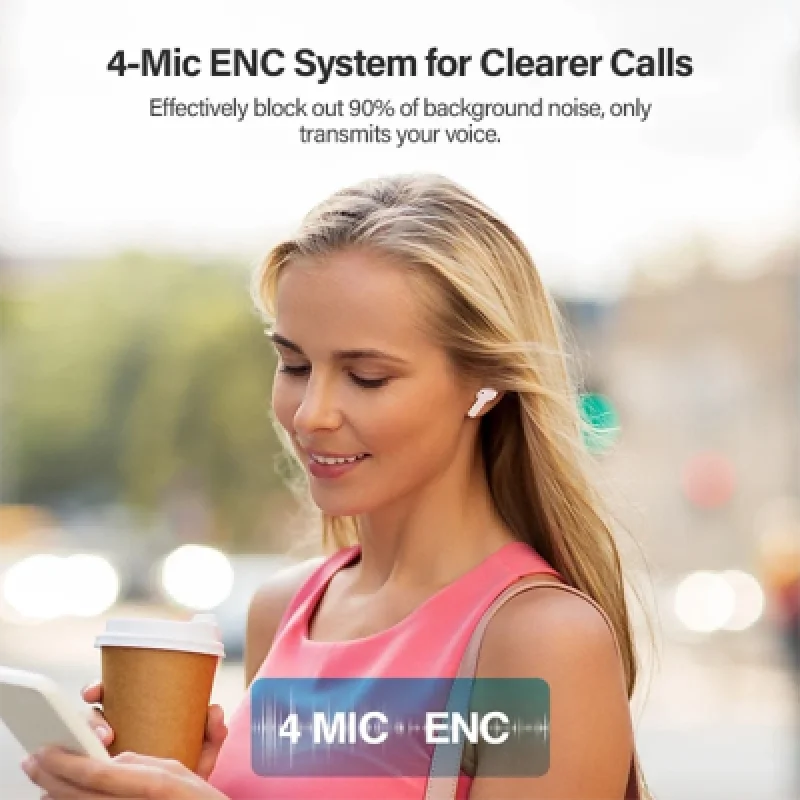 Audífonos Inalámbricos QCY T13 AirPods Bluetooth | Sonido Claro y Confort