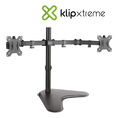 🖥️ Soporte Doble para 2 Monitores KlipXtreme KPM-311 de 13 a 32 Pulgadas