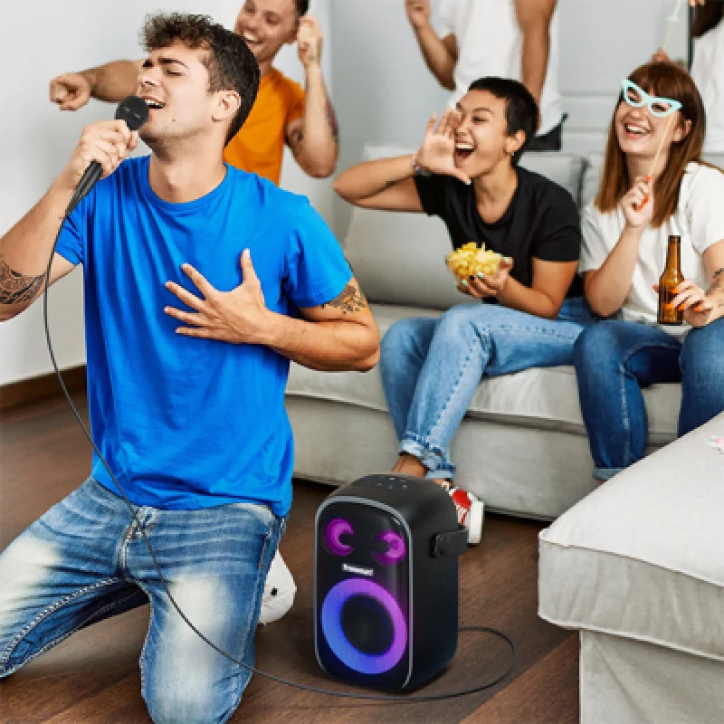 Parlante Karaoke con Micrófono Tronsmart Halo 110 | Máxima Diversión con Potente Sonido