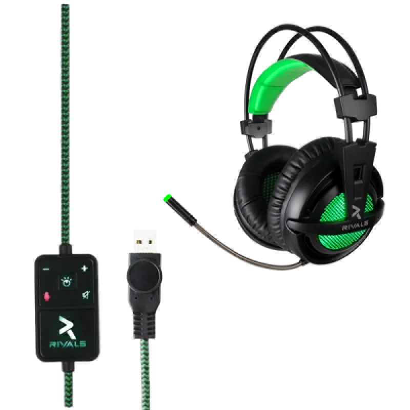 Audífonos Gamer Rivals Requiem Advanced con Micrófono y Diadema RGB
