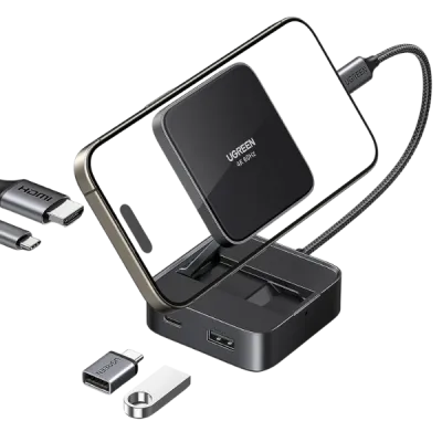 UGREEN CM801 35590 – Hub USB C 4 en 1 con HDMI 4K y PD 100W