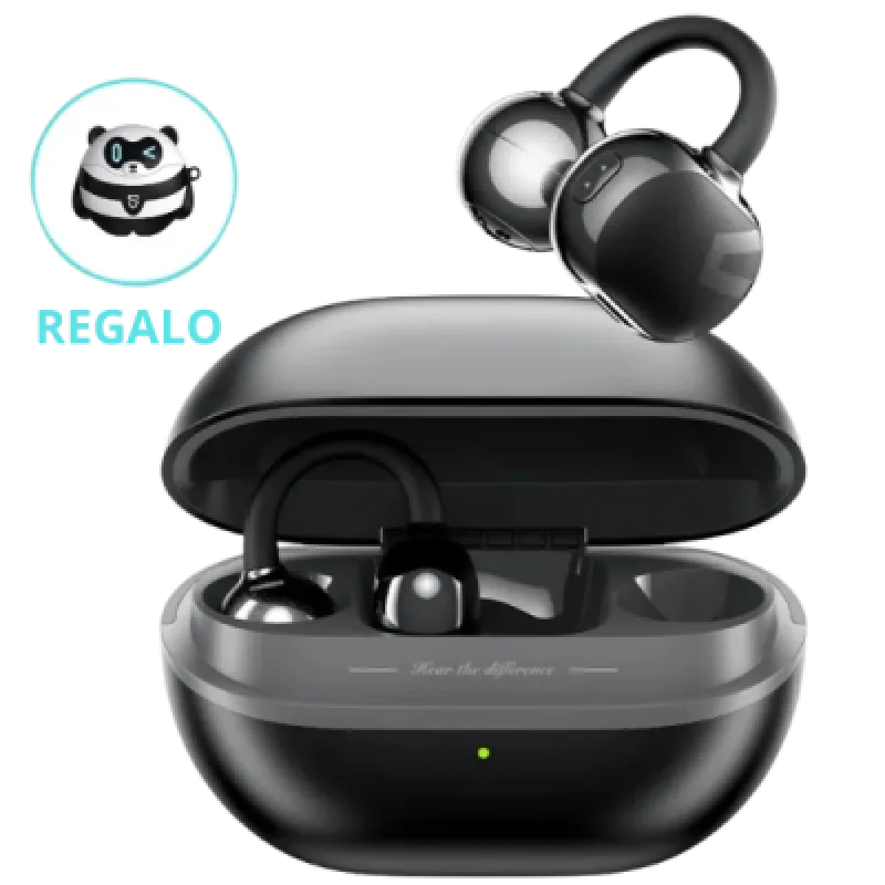 Audífonos SoundPEATS POP Clip con botones físicos – Negro