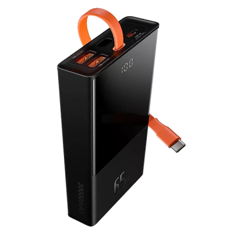 Batería externa portátil Power Bank Baseus 65W 20000mAh | Carga rápida para celular