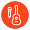 🎤 Entradas para micrófono y guitarra