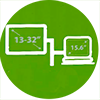 🖥️ Soporte para dos monitores de 13 a 32 pulgadas