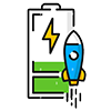 🔋 Ultra alta capacidad 40000mAh